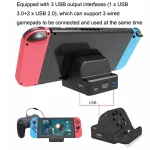 For Nintendo Switch / Switch OLED SW300 HDMI Video Casting Converter Cooling Fan Base Charger, Cooling Fan Base Charger - Image 5