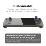 005 for Steam Deck Game Console Joystick Cap Set Anti-skid Combination Button Cap, Black, Green, Purple, Yellow - Image 6