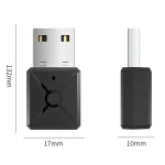 A30 USB Bluetooth 5.0 Receiver Transmitter Wireless Audio Adapter - Image 2