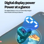 M10 IPX5 Waterproof Ear Clip Bluetooth Earphones, Style:, M10 Single White, M10 Single Pink, M10 Single Skin Color, M10 Single Green, M10 Single Black, M10 Doble White, M10 Doble Pink, M10 Doble Gr... - Image 4