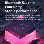 A2 NFC 5.1 Bluetooth U Disk/TF Card/AUX/RCA Receiving Transmitter - Image 6