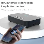 A2 NFC 5.1 Bluetooth U Disk/TF Card/AUX/RCA Receiving Transmitter - Image 7