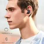 S260 Hanging Ear With Charging Bin Digital Display Stereo Bluetooth Earphones, S260 Black - Image 7