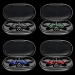 F8 Hanging Ear Stereo Wireless Bluetooth Earphones With Charging Bin, With Charging Bin(Blue Double Ear), With Charging Bin(Black Double Ear), With Charging Bin(Red Double Ear)... - Image 2