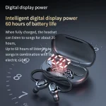 F8 Hanging Ear Stereo Wireless Bluetooth Earphones With Charging Bin, With Charging Bin(Blue Double Ear), With Charging Bin(Black Double Ear), With Charging Bin(Red Double Ear)... - Image 6