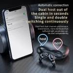 F8 Hanging Ear Stereo Wireless Bluetooth Earphones With Charging Bin, With Charging Bin(Blue Double Ear), With Charging Bin(Black Double Ear), With Charging Bin(Red Double Ear)... - Image 7