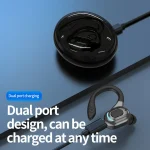 F8 Hanging Ear Stereo Wireless Bluetooth Earphones With Charging Bin, With Charging Bin(Green Single Ear), With Charging Bin(Black Single Ear), With Charging Bin(Blue Single Ear)... - Image 6
