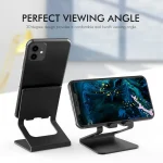 AhaStyle ST02 Mobile Phone Aluminum Alloy Fixed Bracket Storage Charging Base, ST02 (Black), ST02 (Rose Gold), ST02 (Silver) - Image 4