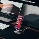 AhaStyle ST02 Mobile Phone Aluminum Alloy Fixed Bracket Storage Charging Base, ST02 (Black), ST02 (Rose Gold), ST02 (Silver) - Image 5