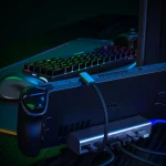 For Steam Deck HDMI+RJ45+2 USB 3.0 +USB-C/Type-C 3.0+USB-C PD 100W  6-In-1 Base Docking Station Bracket - Image 6