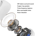 GD28 IPX4 Waterproof Single-ear Lightweight Clip Ear Bluetooth Earphone, GD28 Single Black, GD28 Single White - Image 3