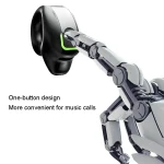 GD28 IPX4 Waterproof Single-ear Lightweight Clip Ear Bluetooth Earphone, GD28 Single Black, GD28 Single White - Image 4