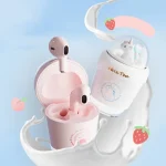 Y05 Cartoon Water Cup Shape Bluetooth Earphones Semi-in-ear HD Call Wireless Bluetooth Earphones - Image 2