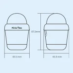 Y05 Cartoon Water Cup Shape Bluetooth Earphones Semi-in-ear HD Call Wireless Bluetooth Earphones - Image 3