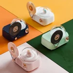 Y02 Retro Vinyl Record Player Wireless Bluetooth Speaker Ambient Light Aromatherapy Bluetooth Audio, Y02 (Pink), Y02 (Green), Y02 (White), Y02 (Blue) - Image 2