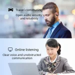 M-S8 Wireless Stereo Single Ear Clip-on Bluetooth Earphone, M-S8 Single Black, M-S8 Single Gray, M-S8 Single Pink, M-S8 Single Blue - Image 12