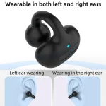 M-S8 Wireless Stereo Single Ear Clip-on Bluetooth Earphone, M-S8 Single Black, M-S8 Single Gray, M-S8 Single Pink, M-S8 Single Blue - Image 7