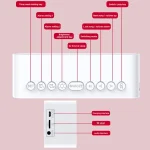 Outdoor Portable Card Bluetooth Speaker Small Clock Radio, G10 Black 1400mAh, G10 White 1400mAh, Q5 Black 1400mAh, Q5 White 1400mAh, Q5 Pink 1400mAh, Q5 Red 1400mAh, Q5 Pink 2800mAh - Image 3