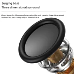 Outdoor Portable Card Bluetooth Speaker Small Clock Radio, G10 Black 1400mAh, G10 White 1400mAh, Q5 Black 1400mAh, Q5 White 1400mAh, Q5 Pink 1400mAh, Q5 Red 1400mAh, Q5 Pink 2800mAh - Image 4