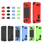 For Steam Deck Game Controller Soft Silicone Protective Cover Case With 4pcs Key Cap, SD001 (Black), SD001 (Red), SD001 (Luminous Blue), SD001 (Luminous Green) - Image 2