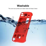 For Steam Deck Game Controller Soft Silicone Protective Cover Case With 4pcs Key Cap, SD001 (Black), SD001 (Red), SD001 (Luminous Blue), SD001 (Luminous Green) - Image 3