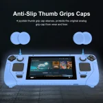 For Steam Deck Game Controller Soft Silicone Protective Cover Case With 4pcs Key Cap, SD001 (Black), SD001 (Red), SD001 (Luminous Blue), SD001 (Luminous Green) - Image 5