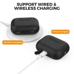 For AirPods Pro 2 AhaStyle PT187 Silicone One-Piece Protective Case With Lanyard Case - Image 5