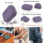 For AirPods Pro 2 AhaStyle PT187 Silicone One-Piece Protective Case With Lanyard Case - Image 9