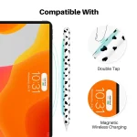 For Apple Pencil 2 AhaStyle PT65CW Silicone Pen Case Milk Cow Patterned Stylus Case - Image 6