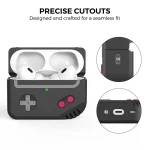 For AirPods Pro 2 AhaStyle PT-JY07 Split Silicone Cartoon Earphone Protective Case, JY07(Gray), JY07(Black) - Image 4