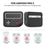 For AirPods Pro 2 AhaStyle PT-JY07 Split Silicone Cartoon Earphone Protective Case, JY07(Gray), JY07(Black) - Image 7