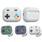 For AirPods Pro 2 AhaStyle DD04 Split Silicone Cartoon Earphone Protective Case, DD04(Blue), DD04(Green), DD04(White) - Image 2