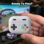 For AirPods Pro 2 AhaStyle DD04 Split Silicone Cartoon Earphone Protective Case, DD04(Blue), DD04(Green), DD04(White) - Image 6