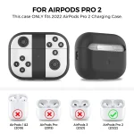 For AirPods Pro 2 AhaStyle PT-JY08 Split Silicone Cartoon Earphone Protective Case, JY08(Black And White), JY08(Blue And Red) - Image 7