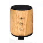 BT811 Mini Wooden Wireless Bluetooth Speaker Support TF Card & 3.5mm AUX, BT811 (Black), BT811 (Silver Gray)