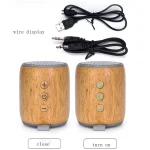 BT811 Mini Wooden Wireless Bluetooth Speaker Support TF Card & 3.5mm AUX, BT811 (Black), BT811 (Silver Gray) - Image 9