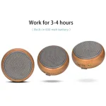 BT810 Small Outdoor Portable Wooden Bluetooth Speaker Support TF Card & 3.5mm AUX, BT810 (Black), BT810 (Silver Gray) - Image 6