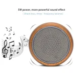 BT810 Small Outdoor Portable Wooden Bluetooth Speaker Support TF Card & 3.5mm AUX, BT810 (Black), BT810 (Silver Gray) - Image 7