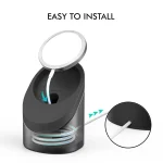 For IPhone12/13/14 Series AhaStyle PT137 Magnetic Charging Stand, PT134 (Black), PT134 (Pink) - Image 4