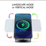 For IPhone12/13/14 Series AhaStyle PT137 Magnetic Charging Stand, PT134 (Black), PT134 (Pink) - Image 5