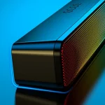 E-3562 Desktop Long Strip Multifunctional RGB Colorful Light Bluetooth Wireless Speaker, E-3562 (Black) - Image 8