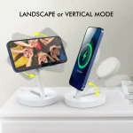 For IPhone12/13/14 Series AhaStyle PT137 Magnetic Charging Stand - Image 5