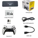 U9 PRO HDMI HD 2.4G Wireless PSP TV Double Game Console, U9 PRO 64G 10000+ Games, U9 PRO 128G 12000+ Games - Image 3