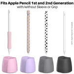 For Apple Pencil 1 / 2 AhaStyle PT-LC04 Handwriting Pen Silicone Base Stand - Image 4