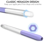 For Apple Pencil 2 AhaStyle PT-LC05 Jelly Style Translucent Silicone Protective Pen Case - Image 4