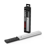 For Apple Pencil 1 / 2 AhaStyle PT145 Aluminum Storage Pen Case, PT145 (Silver), PT145 (Dark Gray) - Image 2