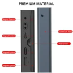 For Apple Pencil 1 / 2 AhaStyle PT145 Aluminum Storage Pen Case, PT145 (Silver), PT145 (Dark Gray) - Image 3