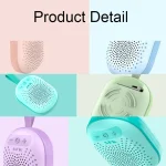 AFK BT-513 TWS Mini Portable RGB Light Bluetooth Speaker 3D Sound Effect Waterproof Bluetooth Audio, BT-513 (Pink), BT-513 (Green), BT-513 (Blue), BT-513 (Light Blue) - Image 7