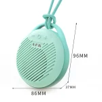 AFK BT-515 TWS Mini 3D Sound Effect Bluetooth Speaker Portable Waterproof RGB Light Audio, BT-515 (Lake Blue) - Image 3