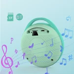 AFK BT-515 TWS Mini 3D Sound Effect Bluetooth Speaker Portable Waterproof RGB Light Audio, BT-515 (Lake Blue) - Image 6